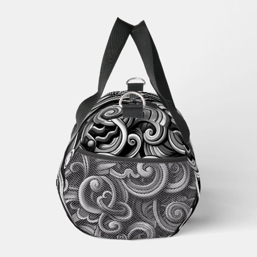 Silver Energy Wirbel Duffle Bag (Rechts)