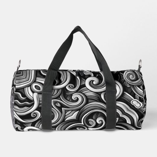 Silver Energy Wirbel Duffle Bag (Rückseite)