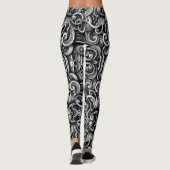 Silver Energy Wirbel Leggings (Rückseite)
