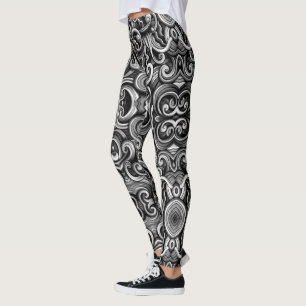 Silver Energy Wirbel Leggings