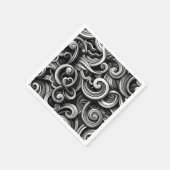 Silver Energy Wirbel Serviette (Ecke)