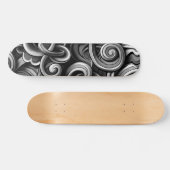 Silver Energy Wirbel Skateboard (Horizontal)
