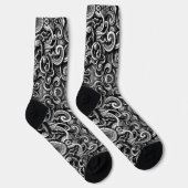 Silver Energy Wirbel Socken (Rechts)
