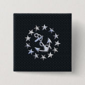Silver Ensign auf Grille Print Button (Vorderseite)