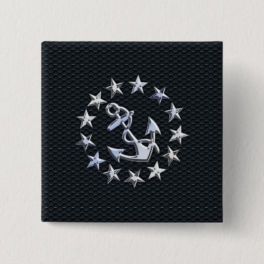 Silver Ensign auf Grille Print Button (Vorderseite)