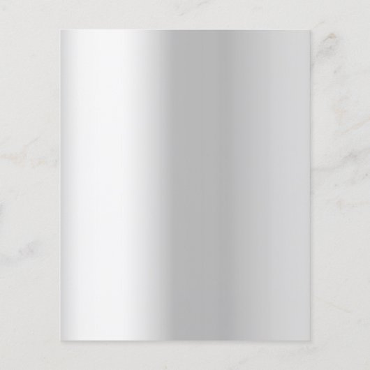 Silver eucalyptus Greenery Moderne Budget Hochzeit Flyer (Hinten)