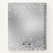 Silver Fabulous Glitzer Eyes Notizblock (Rückseite)