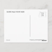 Silver Falls 1 Postkarte (Rückseite)