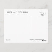 Silver Falls 4 Postkarte (Rückseite)