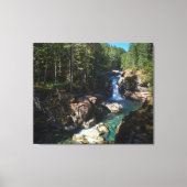 Silver Falls, Mount Rainier National Park Leinwanddruck (Vorderseite)