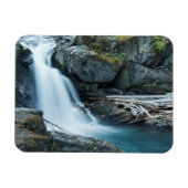 Silver Falls, Mount Rainier National Park Magnet (Horizontal)