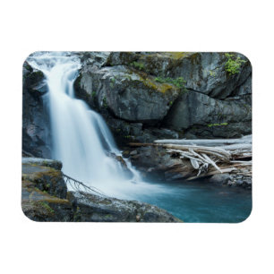 Silver Falls, Mount Rainier National Park Magnet