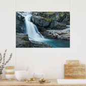 Silver Falls, Mount Rainier National Park Poster (Küche)