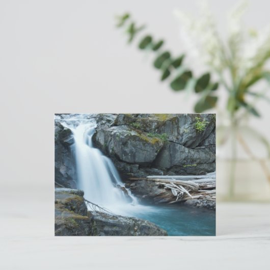Silver Falls, Mount Rainier National Park Postkarte (Stehend Vorderseite)