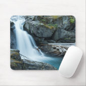 Silver Falls, Mount Rainier Nationalpark Mousepad (Mit Mouse)