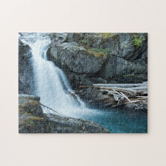 Silver Falls, Mount Rainier Nationalpark Puzzle (Horizontal)