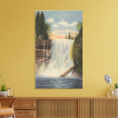 Silver Falls on Silver Creek, Oregon View Leinwanddruck (Insitu (Wohnzimmer))