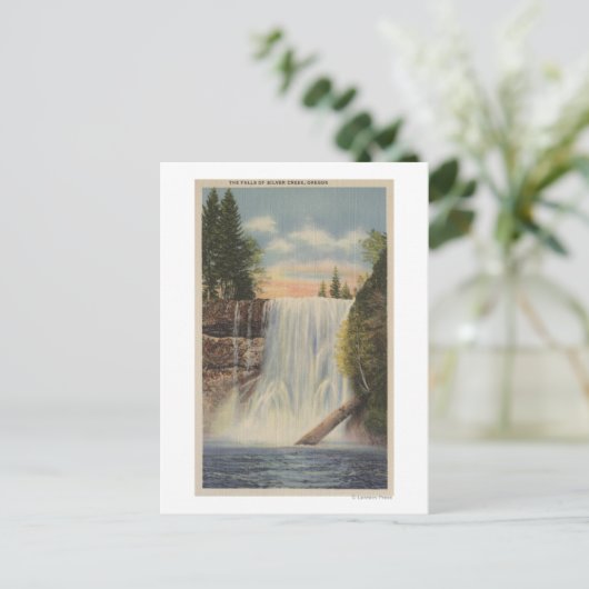 Silver Falls on Silver Creek, Oregon View Postkarte (Stehend Vorderseite)