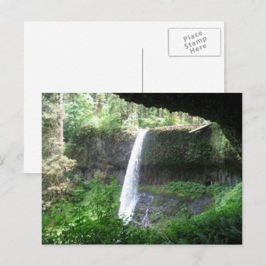 Silver Falls Park Postkarte (Vorne/Hinten)