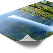 Silver Falls Staat Park, Oregon Poster (Ecke)