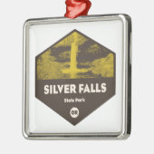 Silver Falls State Park Oregon Ornament Aus Metall (Links)