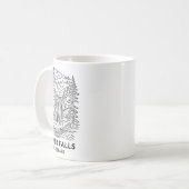 Silver Falls State Park Oregon Wasserfall Camping Kaffeetasse (Vorderseite Links)