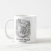 Silver Falls State Park Oregon Wasserfall Camping Kaffeetasse (Links)