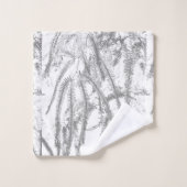 Silver Farn Badhandtuch Set (Waschlappen)