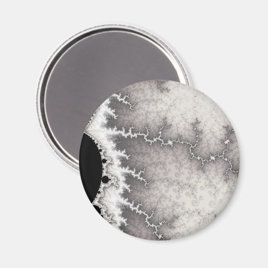 Silver Fault Line Magnet (Vorderseite/Rückseite)