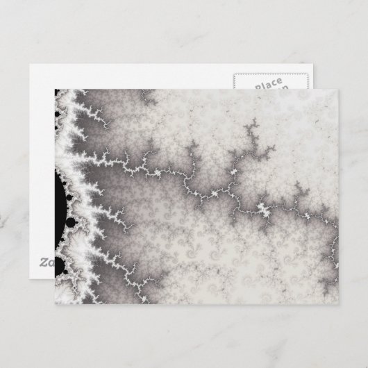 Silver Fault Line Postcard Postkarte (Vorne/Hinten)