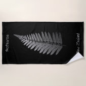 Silver Fern Beach Handtuch (Vorderseite)