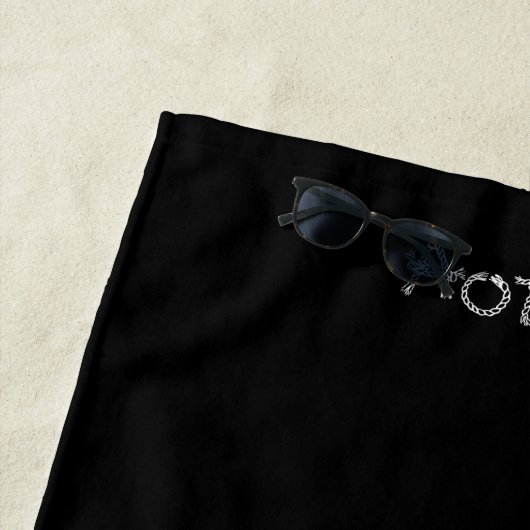 Silver Fern Beach Handtuch (Beispiel)