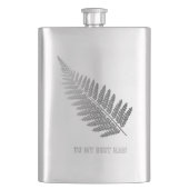 SIlver Fern Classic Flask Flachmann (Vorderseite)