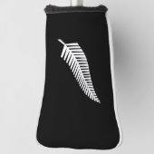 Silver fern flag (NZ) Golf Headcover (Rotieren 90)