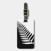 Silver Fern of New Zealand Gepäckanhänger (Vorderseite vertikal)