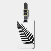 Silver Fern of New Zealand Gepäckanhänger (Vorderseite vertikal)