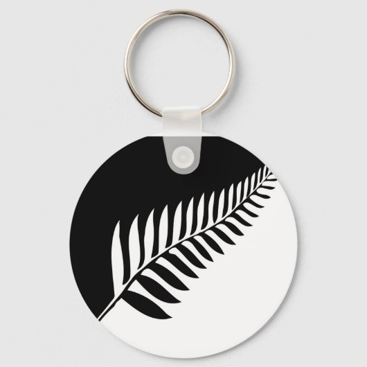 Silver Fern of New Zealand Schlüsselanhänger (Vorderseite)