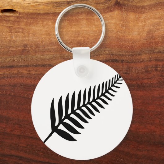 Silver Fern of New Zealand Schlüsselanhänger (Vorderseite)