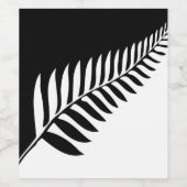 Silver Fern of New Zealand Weinetikett (Einzelnes Label)