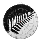 Silver Fern von Neuseeland Dartscheibe (vorne)