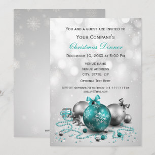 Silver Festivals Corporate Christmas Party Einladu Einladung