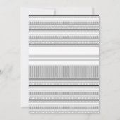 Silver Fiesta charro Junge Geburtstag Einladung (Rückseite)