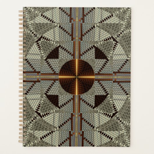 Silver Filigree Scales mit Gold Cross Planer (Vorderseite)