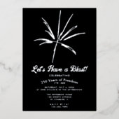 Silver Fireworks Sestercentennial 4. Juli Folieneinladung (Vorderseite)