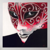 Silver Flair Mask Poster (Vorne)