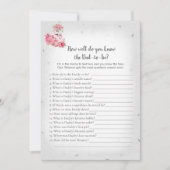 Silver Flamingo Ballerina, der Vater Best Game ken Einladung (Vorderseite)