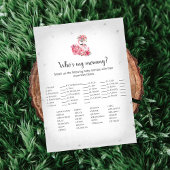 Silver Flamingo Ballerina, mein Mommy Baby Game Einladung