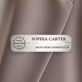 Silver Flora Executive Custom Namensschild