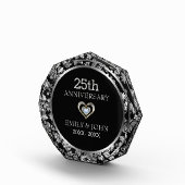 Silver Floral Damask Fotoblock (Rechts)