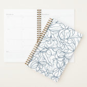 Silver Floral Pattern Planer (Anzeige)